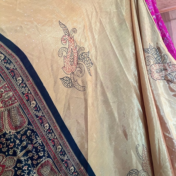 WEVEZ Silk Wrap Magic Sari Skirt One Size - Picture 5 of 8